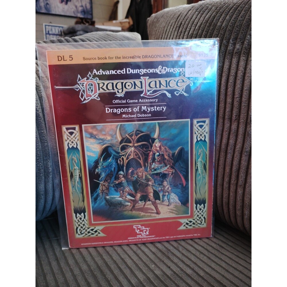 Advanced Dungeons & Dragons Dragonlance DL5 Dragons of Mystery TSR 9135